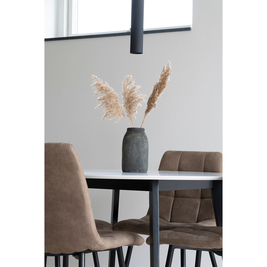 Paris Pendant - Lamp in black with a 120 cm fabric cord Bulb: GU10/5W LED IP20